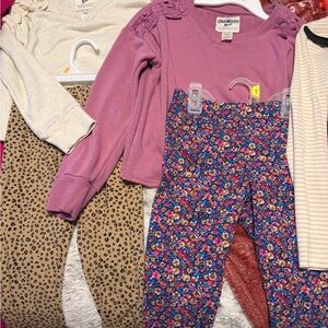 OshKosh B'gosh Multicolor Floral Leggings